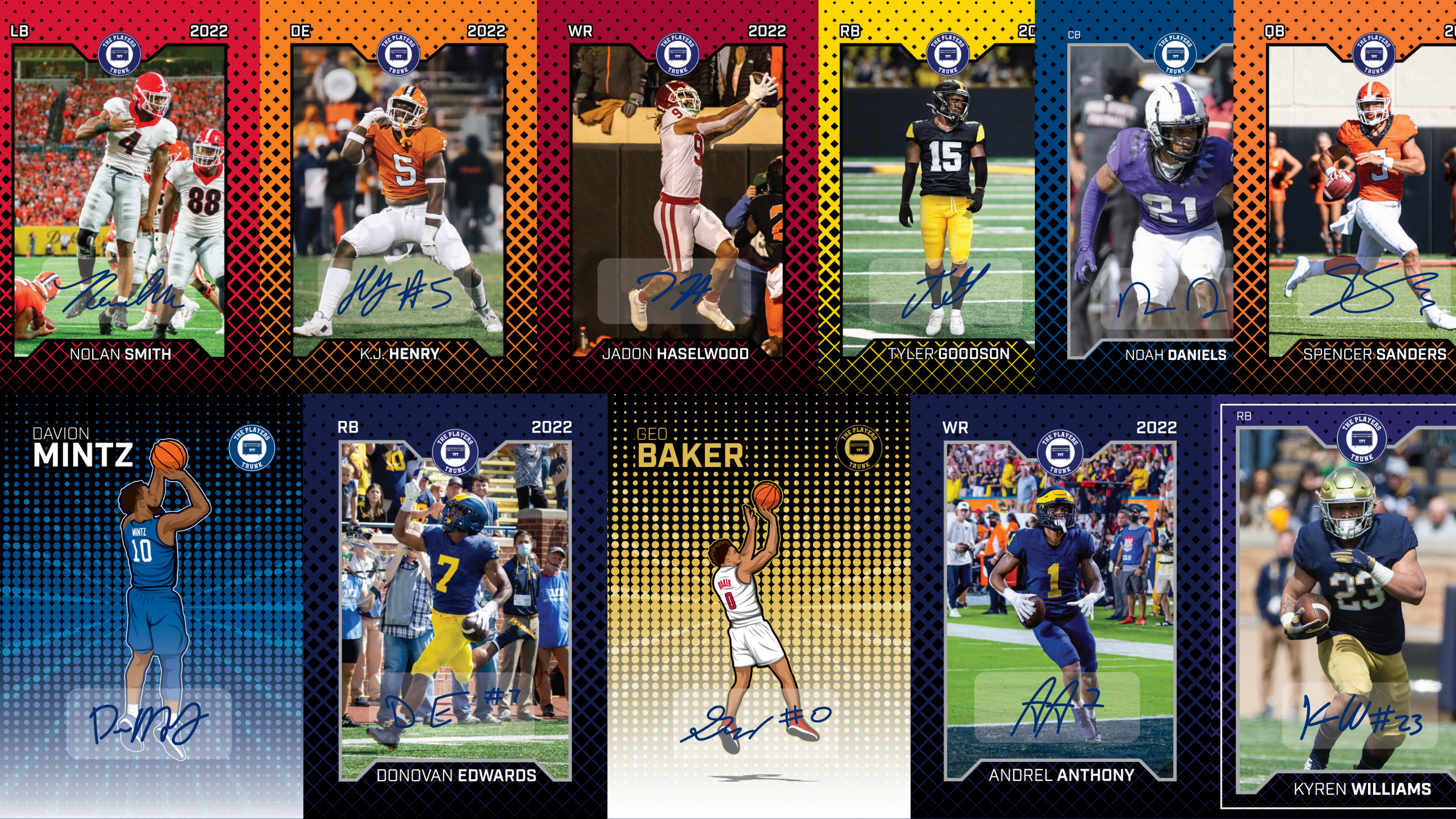 College Football Trading Cards