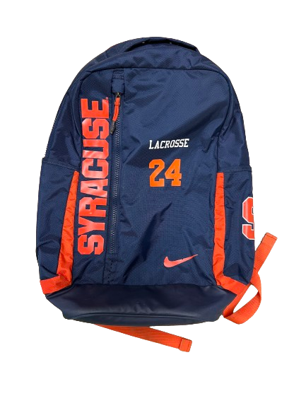 Emma Tyrrell Syracuse Lacrosse Player Exclusive Backpack with #24 – The Players Trunk
