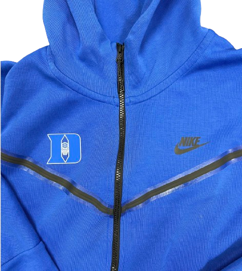 Ryan Young Duke Basketball Player Exclusive Nike Tech Fleece Zip-Up Jacket (Size XL) *RARE*