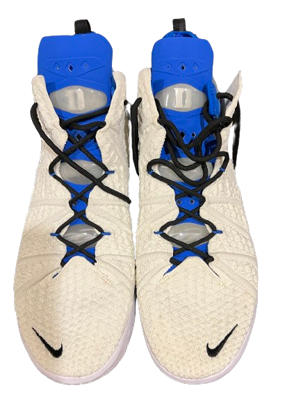 Kyle Filipowski Duke Basketball Player Exclusive LeBron XVIII Shoes The Players Trunk