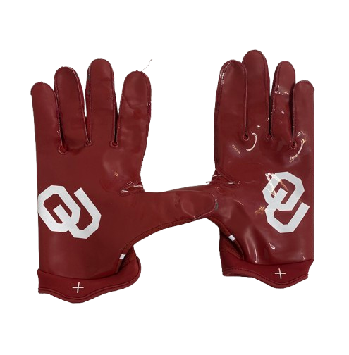 Javian Hester Oklahoma Football Player Exclusive Gloves (Size XXL)