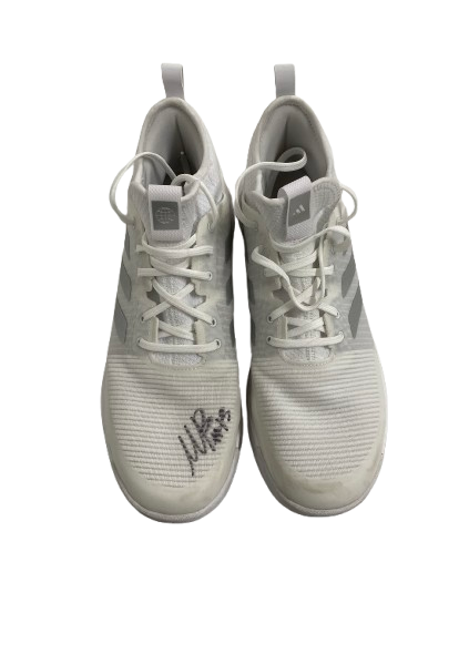 Merritt Beason Nebraska Volleyball SIGNED Team Issued Adidas Shoes (Si –  The Players Trunk