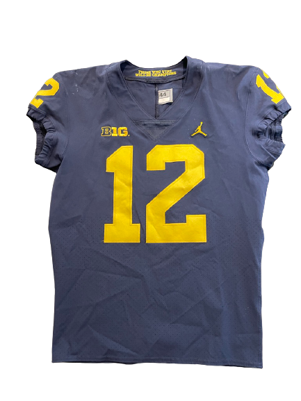 Josh Ross Michigan Football SIGNED & Inscribed Game Worn Jersey