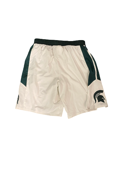 Cassius Winston Michigan State Basketball 2018-2019 Season Game-Worn Shorts (2/20/2019)