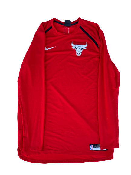 Daniel Gafford Chicago Bulls Game Worn Shooting Shirt Size XLT The Players Trunk