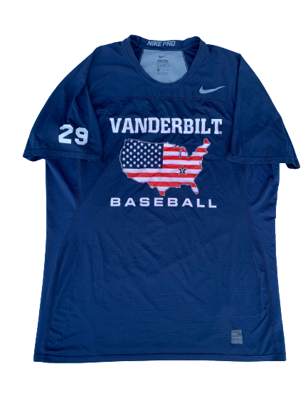 vanderbilt baseball shirt nike