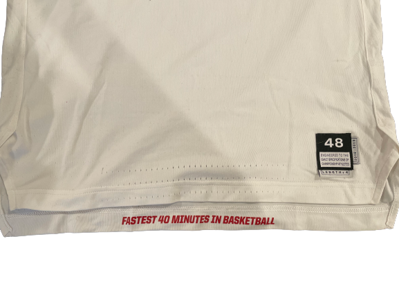Daniel Gafford 2018-2019 Arkansas Basketball Game Worn Jersey - Photo Matched