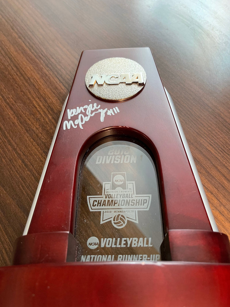 Kenzie Maloney SIGNED 2016 NCAA Volleyball Championship Runner-Up Trophy