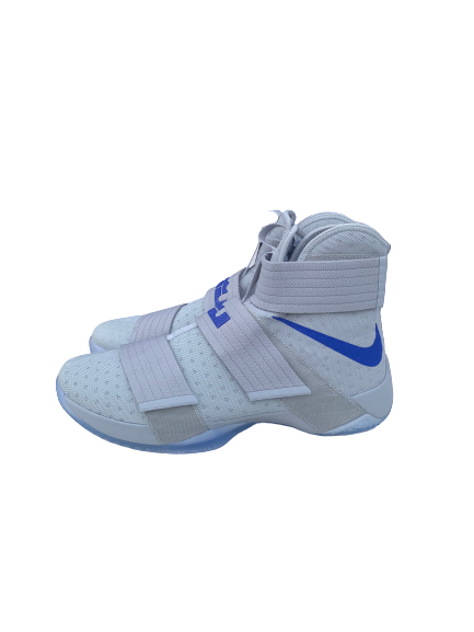 lebron soldier 10 white and blue