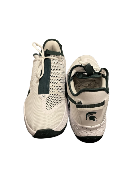 Gabe Brown Michigan State Basketball Player Exclusive Paul George Shoe The Players Trunk