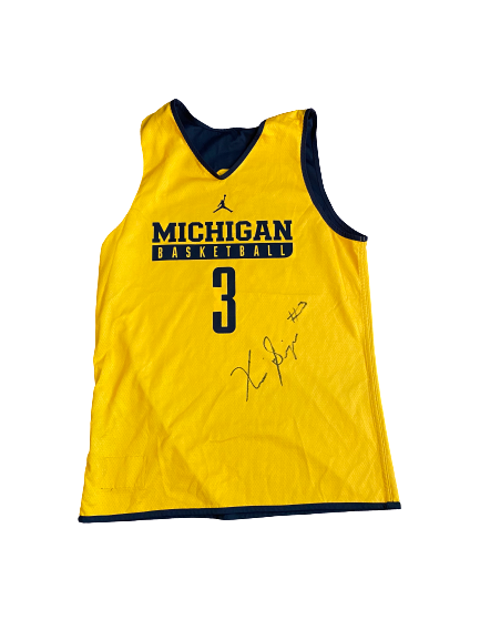 Zavier Simpson Michigan Basketball Signed Reversible Practice Jersey ( –  The Players Trunk