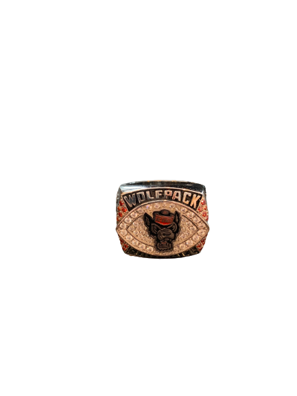 Justin Witt NC State Football 2018 Gator Bowl Ring
