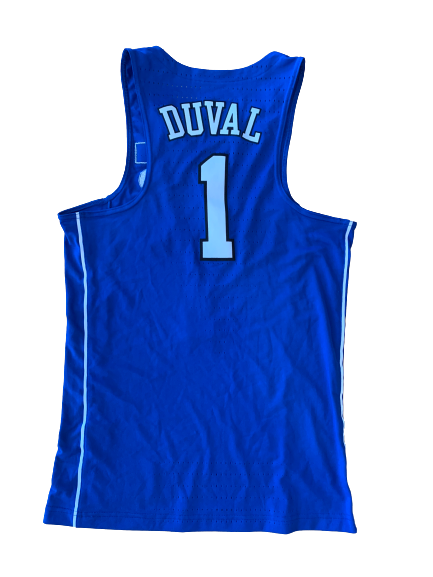 Trevon Duval 2017-2018 Duke Basketball Jersey (Size 44)