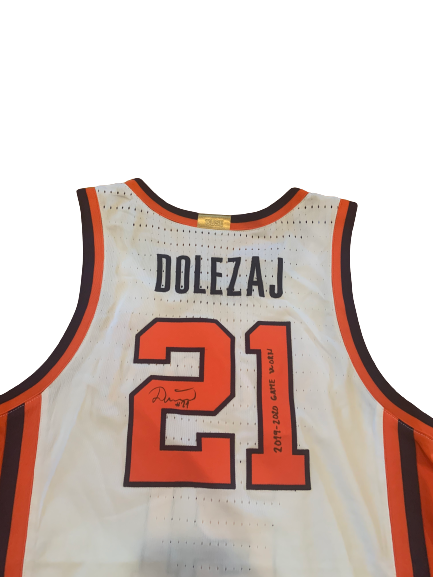 Marek Dolezaj Syracuse Basketball SIGNED 2019-2020 Game Worn Jersey (Size 46)