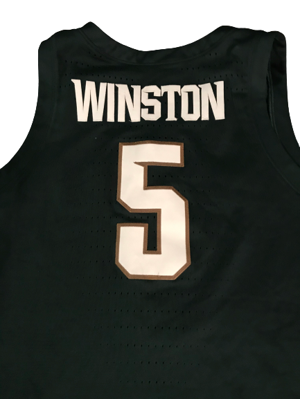 Cassius Winston 2018-2019 Game Worn Jersey (Including ELITE 8 GAME) - Photo Matched