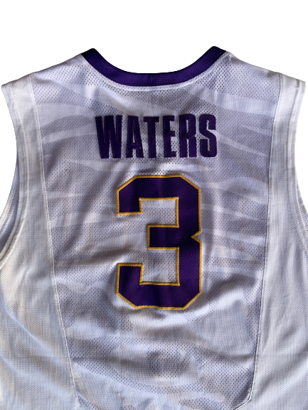 Tremont Waters LSU Basketball SIGNED 2017-2018 Uniform Set (Size 48) - Photomatched
