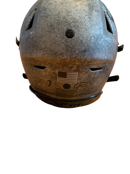 D.J. Turner Pittsburgh Football Game Worn Helmet