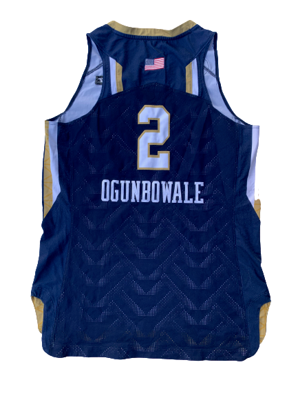 Arike Ogunbowale Notre Dame 2015-2016 (Freshman Year) Basketball Game Worn Jersey - Photo Matched