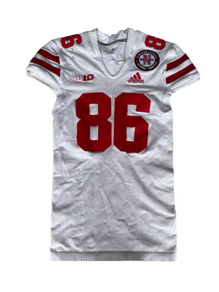 nebraska football gear Jack Stoll Nebraska Football Game-Worn Jersey (Size XL) (Photo Matched –  The Players Trunk