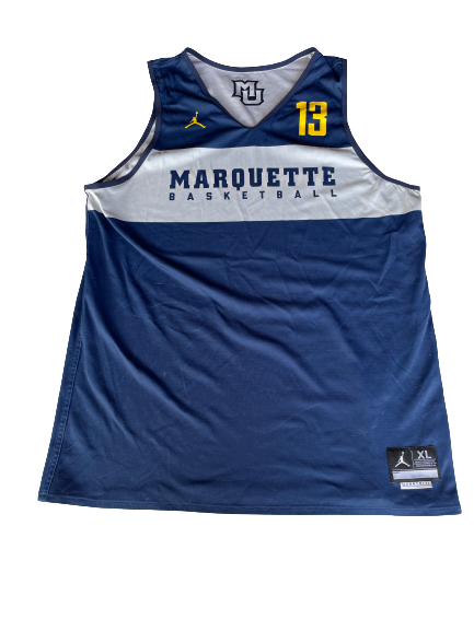 Ike Eke Marquette Basketball Player Exclusive Reversible Practice