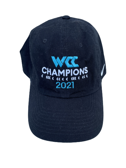 Gonzaga Basketball 2021 WCC Champions Hat with PIECE OF NET – The