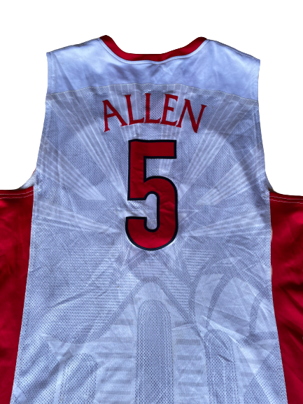 Kadeem Allen Arizona Basketball 2015-2016 (JUNIOR YEAR) GAME WORN Jersey (Size 52)
