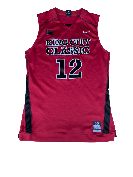 Nick Johnson LeBron James King City Classic Worn Jersey Size 50 The Players Trunk