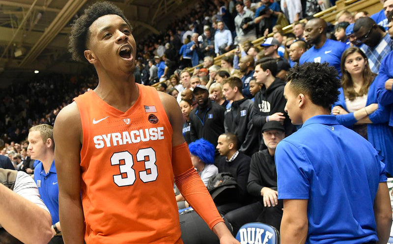 Elijah Hughes Full Court Shot @ Cameron Indoor vs. Duke Shooting Sleeve