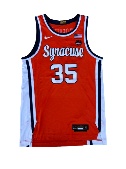 Buddy Boeheim Syracuse Basketball 2021-2022 SIGNED & INSCRIBED GAME WORN Uniform Set (Jersey & Shorts) - Photo Matched