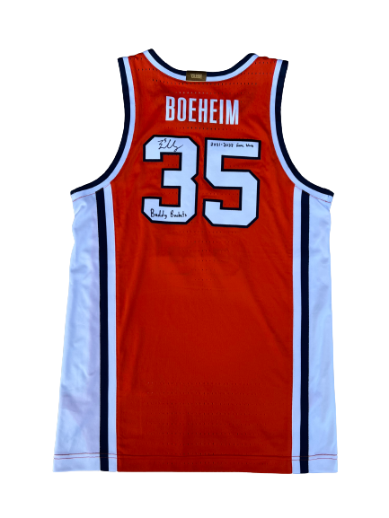 Buddy Boeheim Syracuse Basketball 2021-2022 SIGNED & INSCRIBED GAME WORN Uniform Set (Jersey & Shorts) - Photo Matched