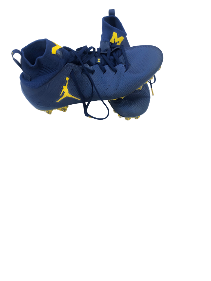 Tarik Black Michigan Football SIGNED Player Exclusive Jordan Cleats The Players Trunk