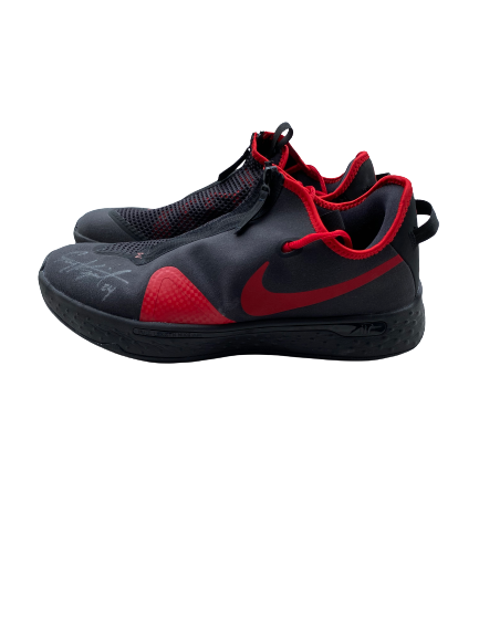 Corey Kispert Gonzaga Basketball 2020-2021 Season SIGNED Player Exclusive Game Worn Shoes (Size 15) - Photo Matched