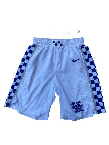 Brad Calipari Kentucky Basketball 2018-2019 Game Worn Uniform Set