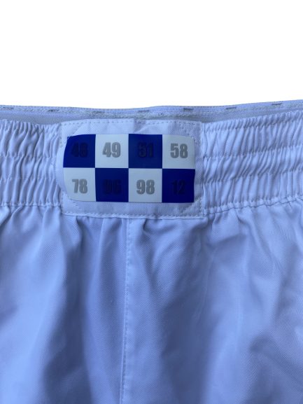 Brad Calipari Kentucky Basketball 2018-2019 Game Worn Uniform Set