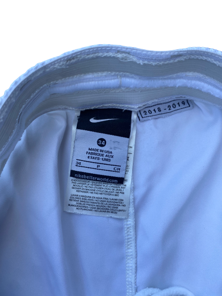 Brad Calipari Kentucky Basketball 2018-2019 Game Worn Uniform Set