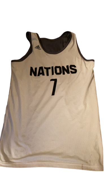 Jaylen Hands Player Exclusive 2016 Adidas Nations Basketball Camp Reversible Jersey (Size M)