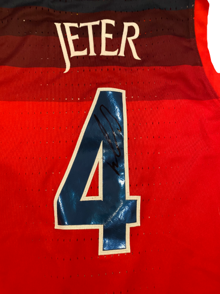 Chase Jeter Arizona Basketball 2018-2019 Season Signed Game-Worn Jersey (Size 50 Length +4)(Photo Matched)