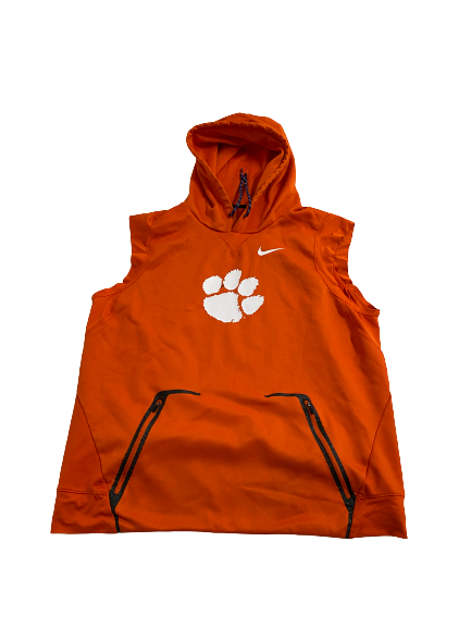 James Skalski Clemson Football Player Exclusive Sleeveless Hoodie Siz The Players Trunk