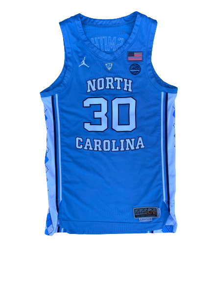 K.J. Smith North Carolina Basketball 2018-2019 Game Worn Jersey (Size The Players Trunk K.J. Smith North Carolina Basketball 2018-2019 Game Worn Jersey (Size The Players Trunk