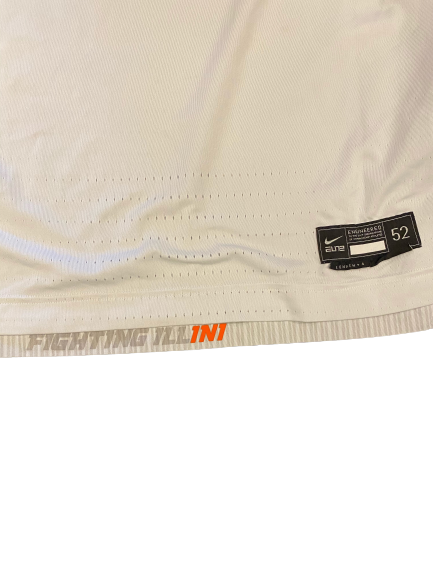 Kofi Cockburn Illinois Basketball SIGNED & INSCRIBED 2019-2020 (FRESHMAN YEAR) Game Worn Jersey