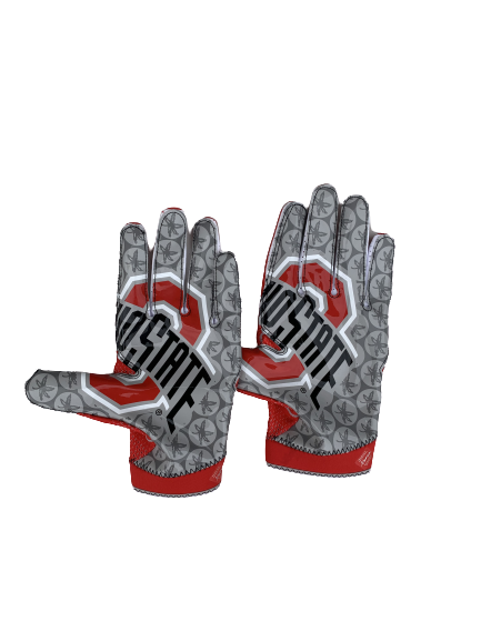 Ohio state football receiver gloves youth on sale