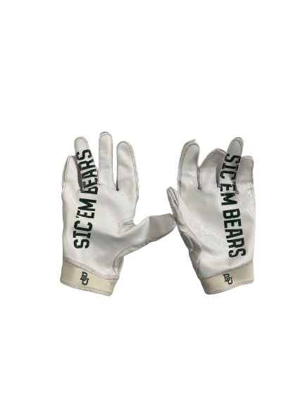 Baylor football gloves clearance