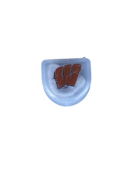 Mason Stokke Wisconsin Football Rose Bowl Game-Worn Mouthguard