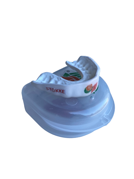 Mason Stokke Wisconsin Football Rose Bowl Game-Worn Mouthguard
