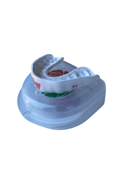 Mason Stokke Wisconsin Football Rose Bowl Game-Worn Mouthguard