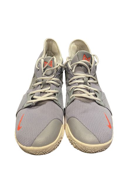 Ayo Dosunmu Illinois Basketball SIGNED Game Worn Shoes (Size 14)