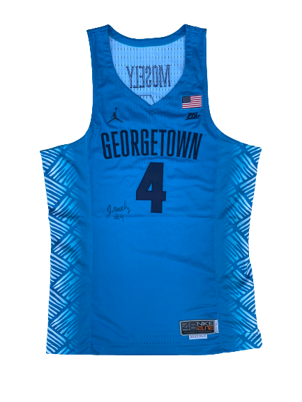 Jagan Mosely Georgetown Basketball 2016-2017 SIGNED Game Worn Jersey ( –  The Players Trunk