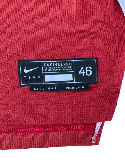 John Petty Alabama Basketball 2019-2020 (JUNIOR YEAR) Signed Game Worn Jersey with "WH" Patch - Photo Matched