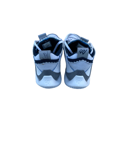 Mac McClung Georgetown Basketball 2019-2020 (SOPHOMORE YEAR) SIGNED Game Worn Shoes (12/17/19 vs UMBC) - Photo Matched