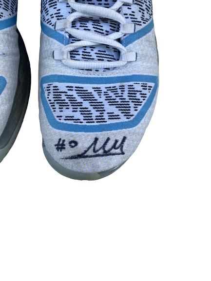 Mac McClung Texas Tech Basketball SIGNED & INSCRIBED Game Worn Shoes (BUZEER BEATER VS TEXAS 1/13/21 - 22 POINTS)